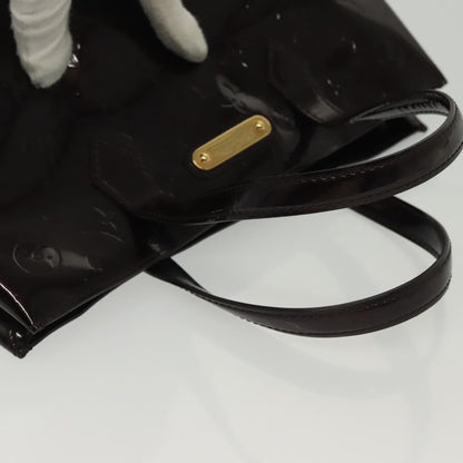 Louis Vuitton Wilshire Handbag Monogram Vernis, PURPLE, PATENT_LEATHER, Handbag