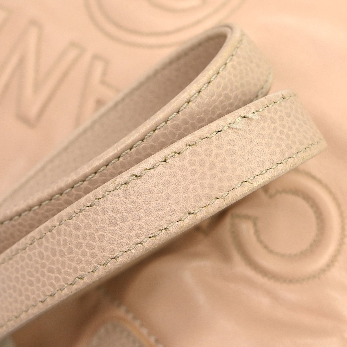 Chanel North South Deauville Tote Leather, Pink, Leather, Tote Bag