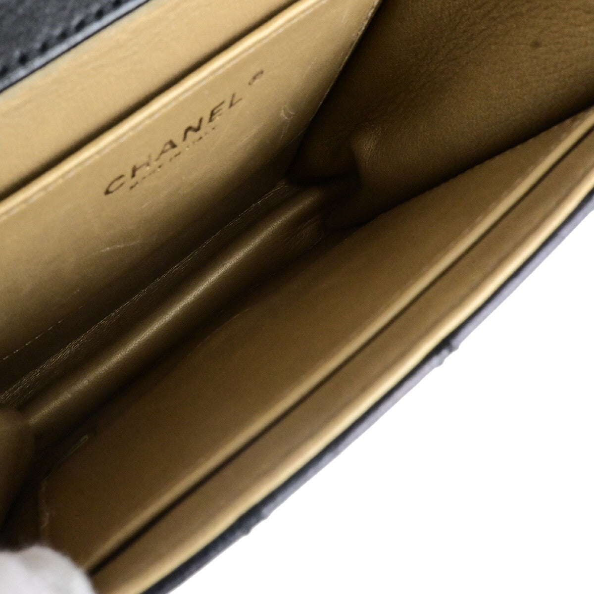 Chanel Chic Pearls Flap Bag Quilted Lambskin, BLACK, LEATHER, Shoulder bag