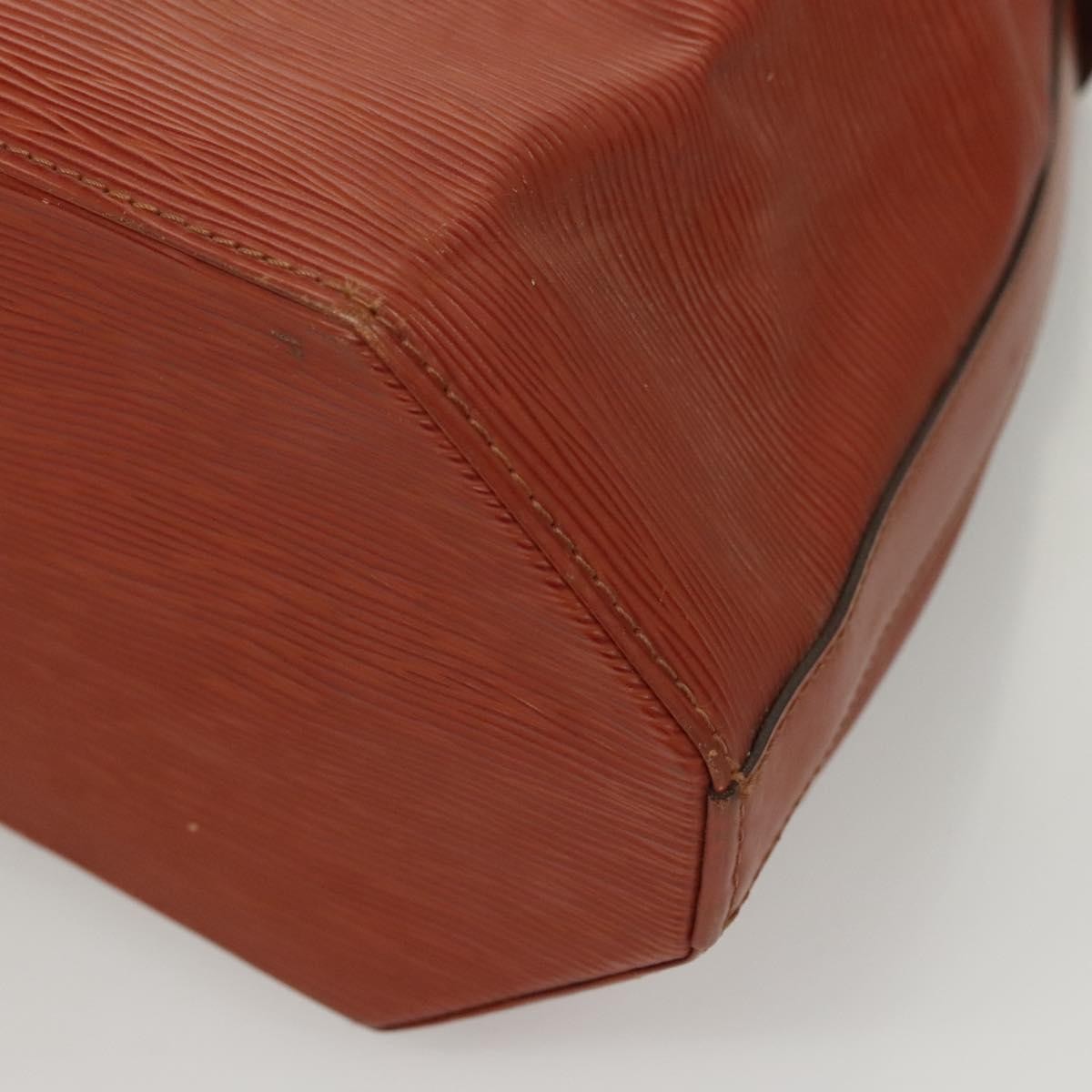 Louis Vuitton Vintage Sac d'Epaule Handbag Epi Leather, BROWN, LEATHER, Handbag