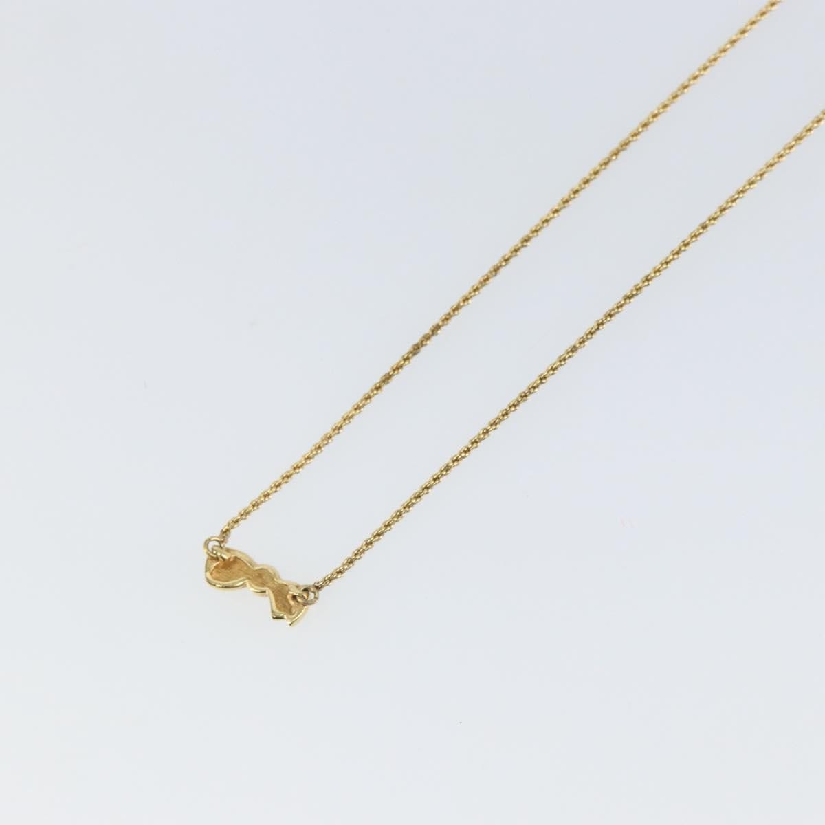 Christian Dior Vintage CD Pendant Necklace Metal, GOLD, METAL, Necklace