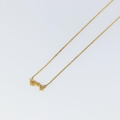 Christian Dior Vintage CD Pendant Necklace Metal, GOLD, METAL, Necklace