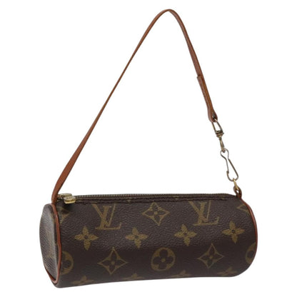 Louis Vuitton Papillon Pochette Monogram Canvas, BROWN, CANVAS, Handbag