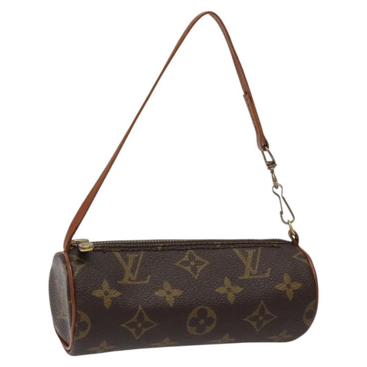 Louis Vuitton Papillon Pochette Monogram Canvas, BROWN, CANVAS, Handbag