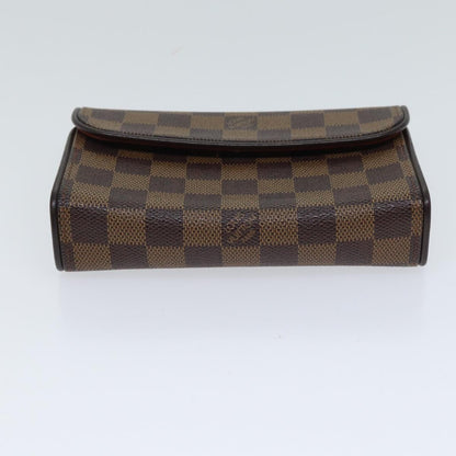 Louis Vuitton Florentine Waist Bag Damier Canvas, Brown, Canvas, Clutch