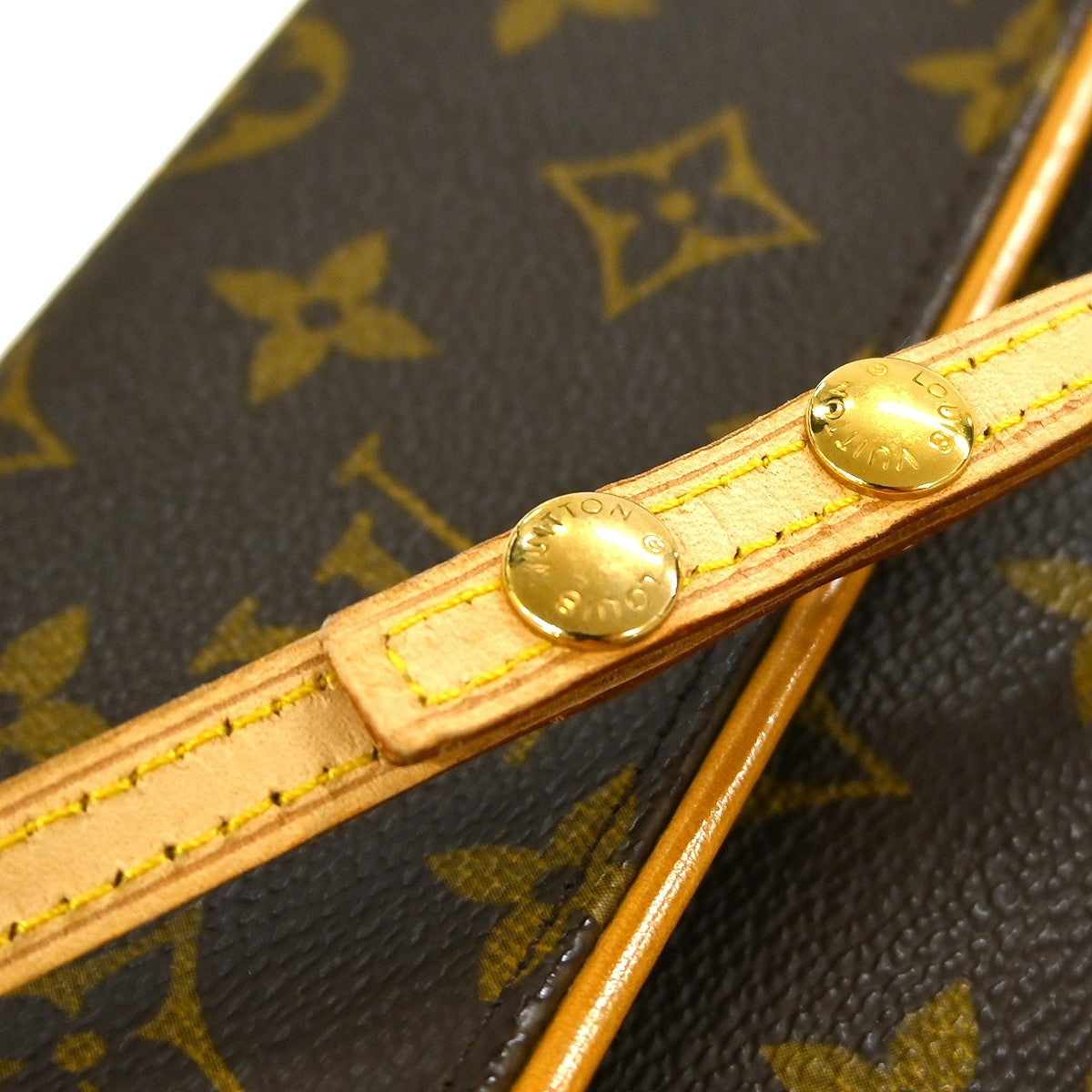 Louis Vuitton Twin Handbag Monogram Canvas, Brown, Canvas, Clutch
