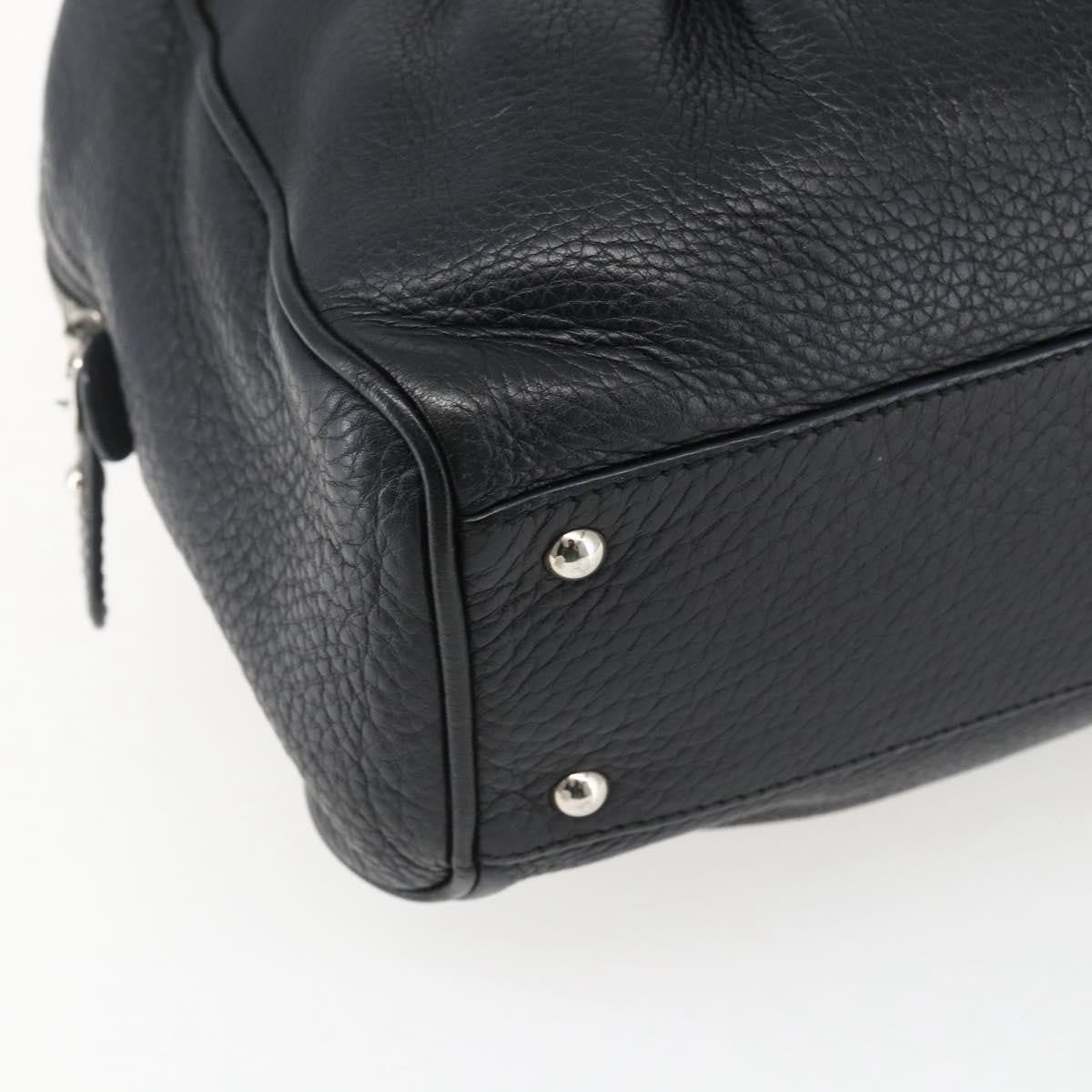 Salvatore Ferragamo Gancini Buckle Shoulder Bag Leather, Black, Leather, Shoulder Bag