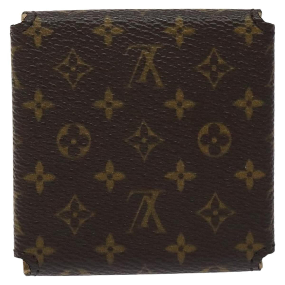 Louis Vuitton CASE JEWELRY BOX Canvas, BROWN, CANVAS, Wallets