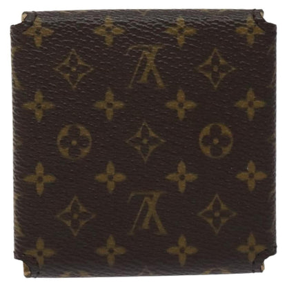 Louis Vuitton CASE JEWELRY BOX Canvas, BROWN, CANVAS, Wallets