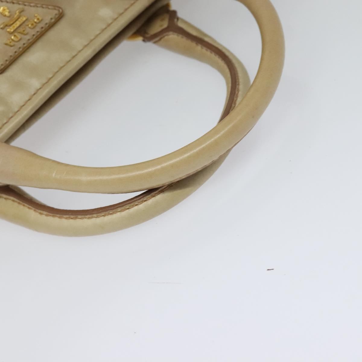 Prada Front Pocket Convertible Tote Leather, BEIGE, LEATHER, Tote bag