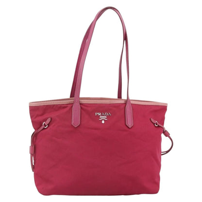 Prada Vintage Tote Tessuto, PINK, NYLON, Tote bag