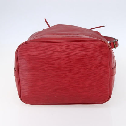 Louis Vuitton Noe Shoulder bag Leather, RED, LEATHER, Shoulder bag