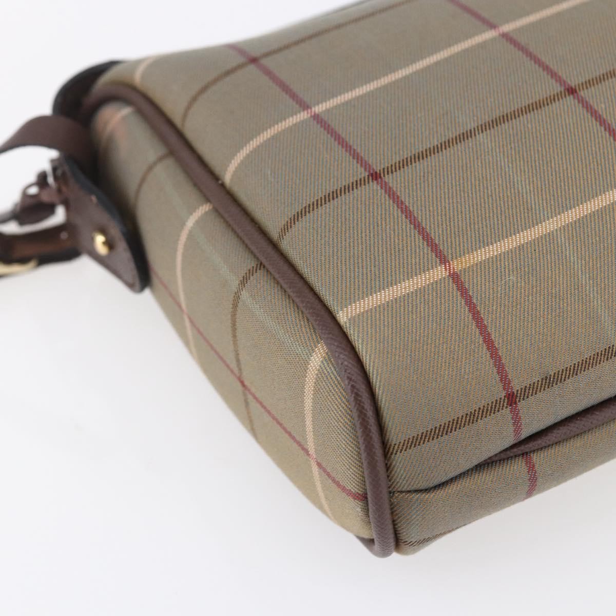 Burberry Nova check Pochette Canvas, BEIGE, CANVAS, Clutche & pouche