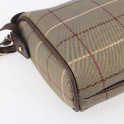 Burberry Nova check Pochette Canvas, BEIGE, CANVAS, Clutche & pouche