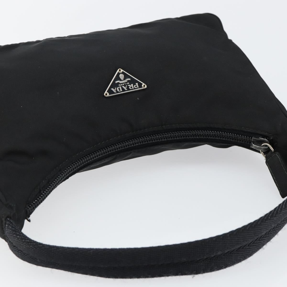 Prada Hobo Tessuto, BLACK, NYLON, Handbag