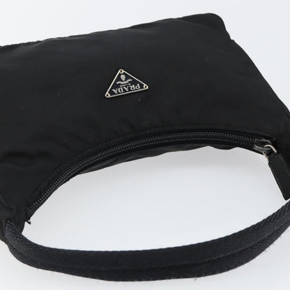 Prada Hobo Tessuto, BLACK, NYLON, Handbag