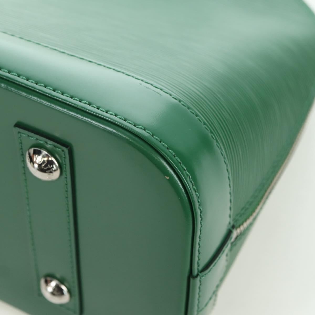 Louis Vuitton Alma Handbag Epi Leather, Green, Leather, Handbag