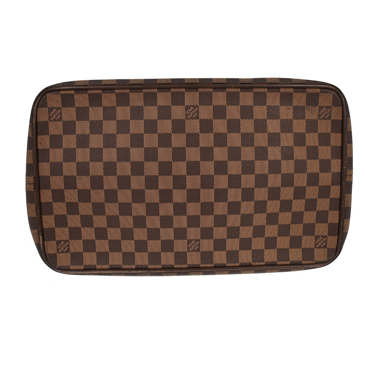 Louis Vuitton Greenwich Travel Bag Damier, BROWN, CANVAS, Tote bag