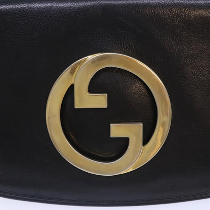 Gucci Vintage Blondie Clutch Leather, BLACK, LEATHER, Clutche & pouche