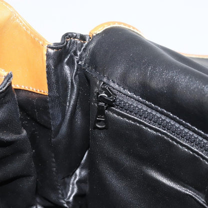 Celine Vintage Shoulder Bag Leather, BLACK, LEATHER, Shoulder bag