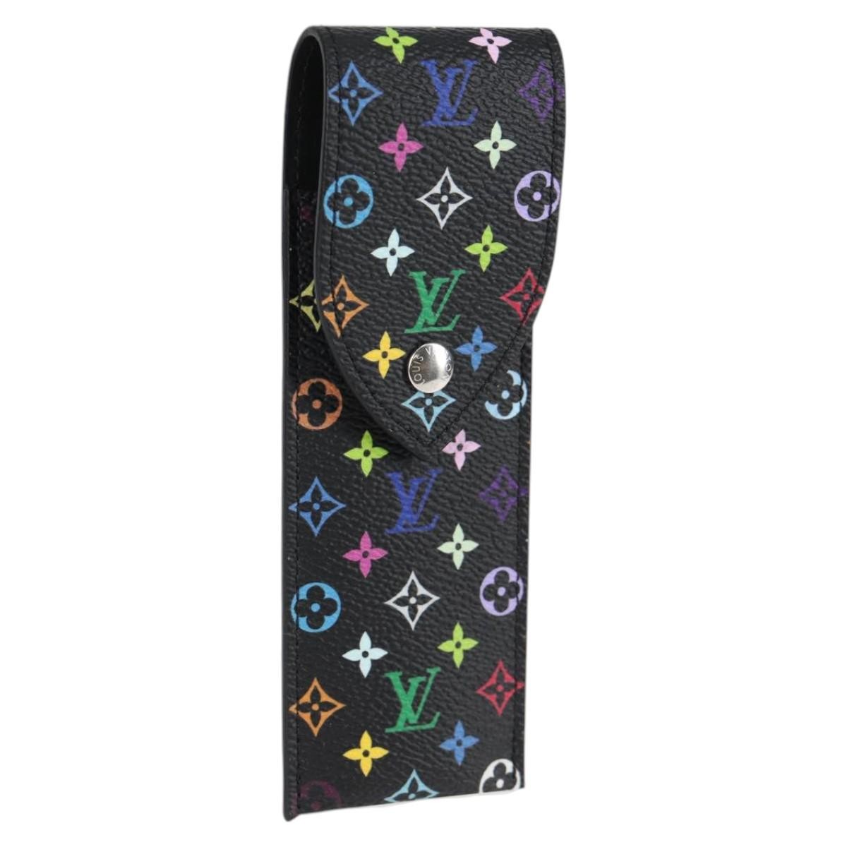 Louis Vuitton Etui à stylo Canvas, BLACK, CANVAS, Clutche & pouche