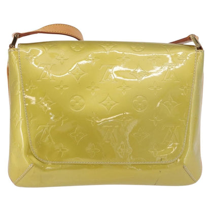 Louis Vuitton Thompson Street Handbag Monogram Vernis, Gray, Patent Leather, Shoulder Bag