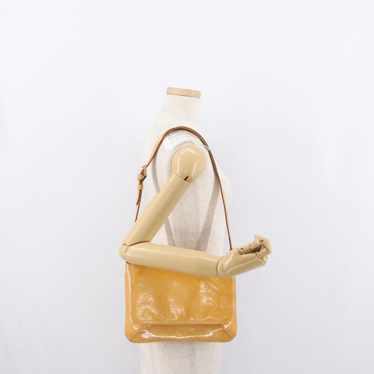 Louis Vuitton Thompson Street Handbag Monogram Vernis, BEIGE, PATENT_LEATHER, Shoulder bag