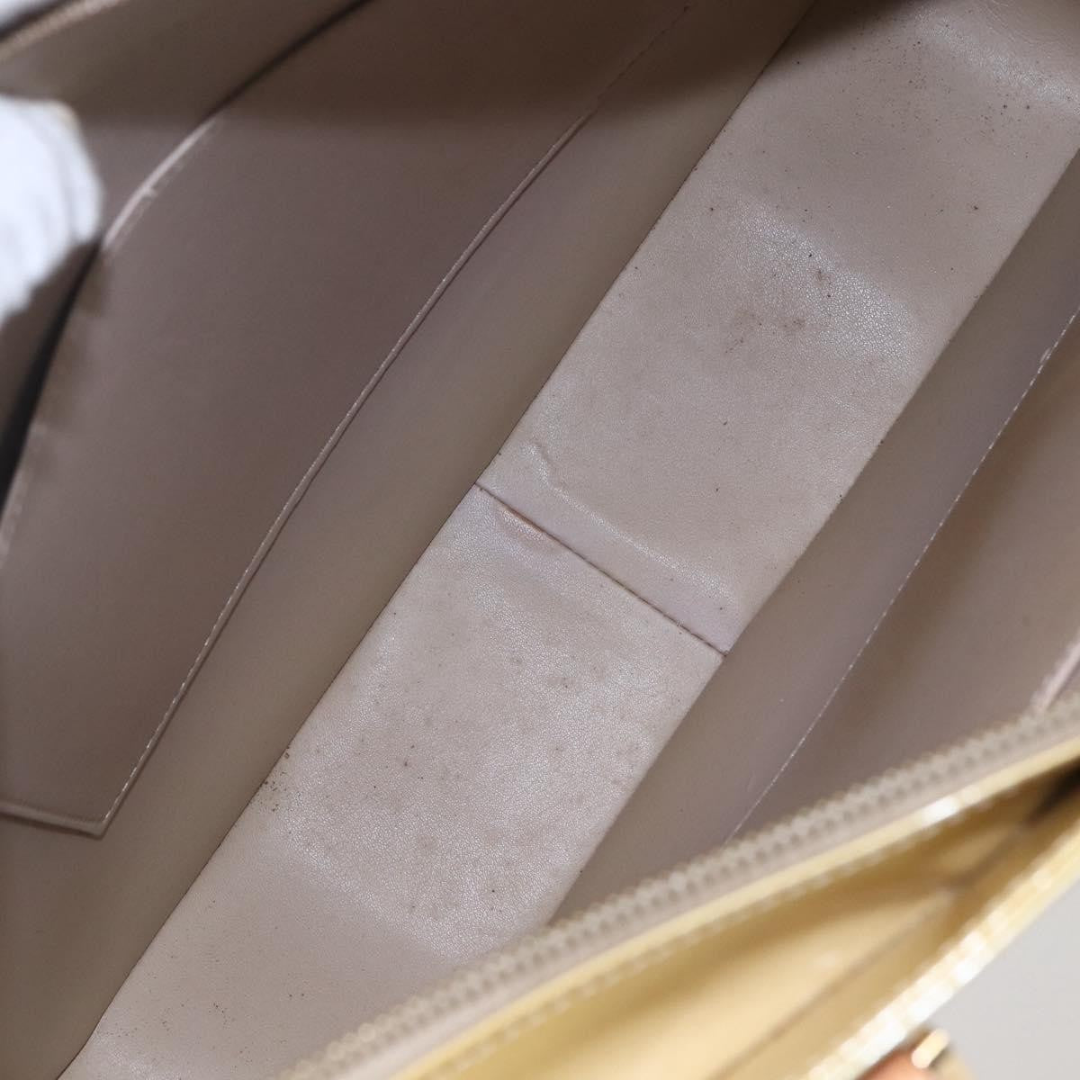 Louis Vuitton Columbus Handbag Monogram Vernis, BEIGE, PATENT_LEATHER, Tote bag