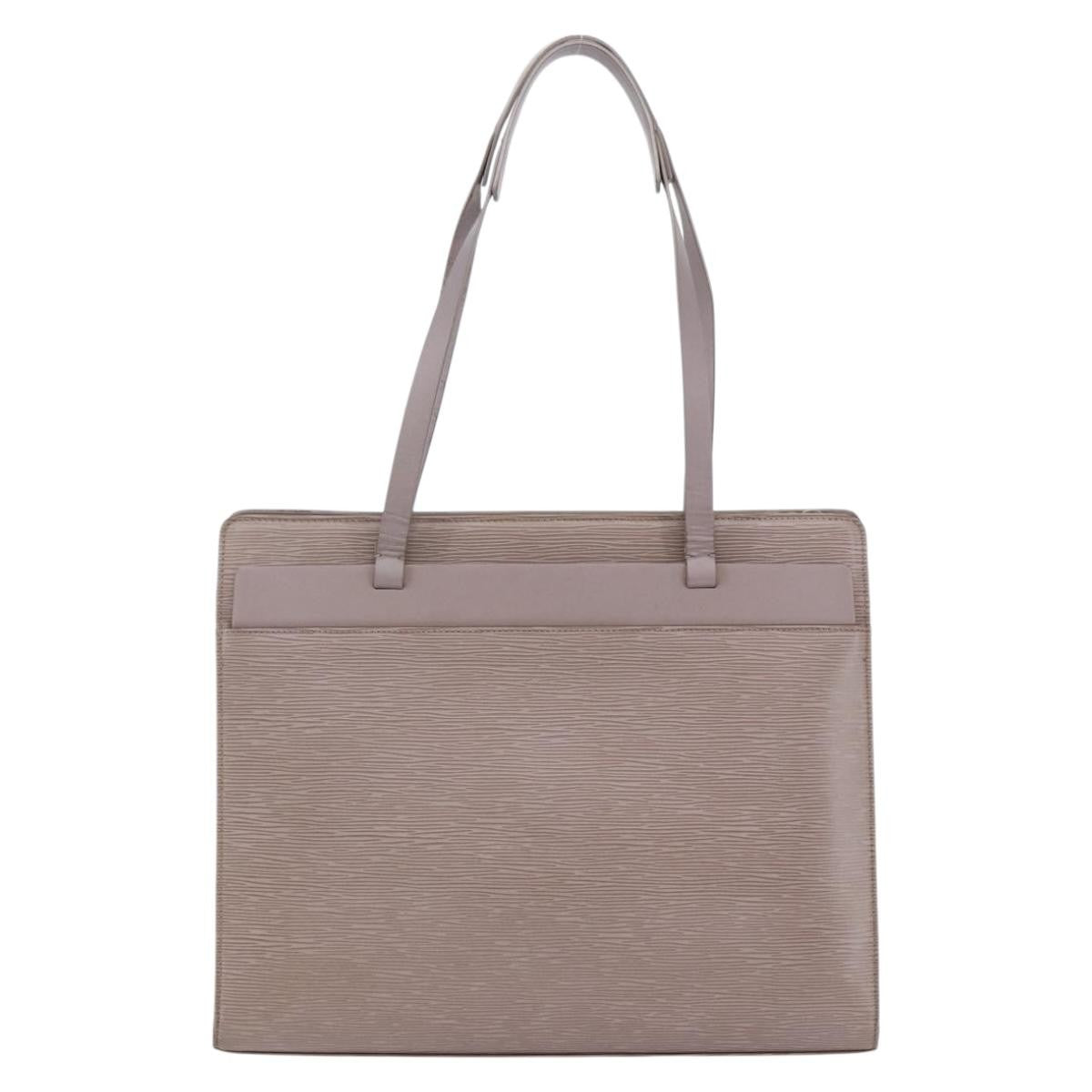 Louis Vuitton Croisette Handbag Epi Leather, PURPLE, LEATHER, Tote bag