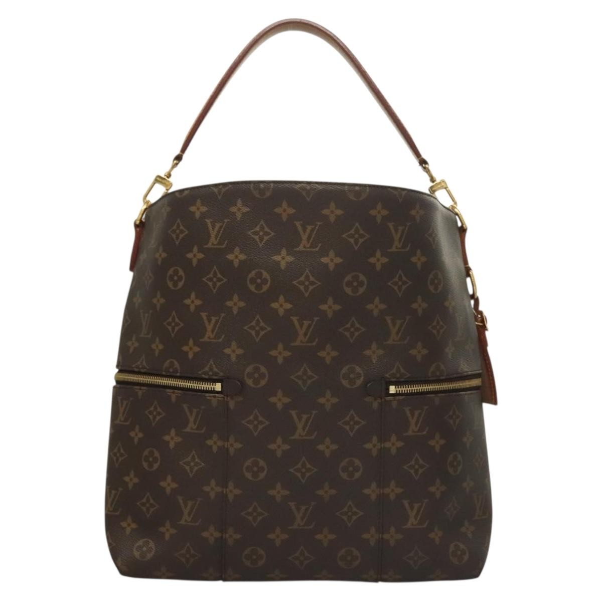 Louis Vuitton Melie Handbag Monogram Canvas, BROWN, CANVAS, Shoulder bag