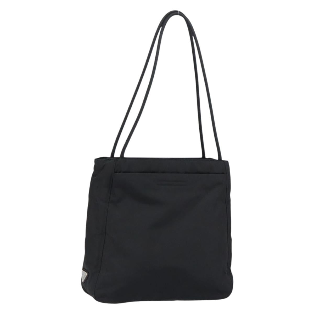 Prada Vintage Shoulder Bag Tessuto, BLACK, NYLON, Shoulder bag