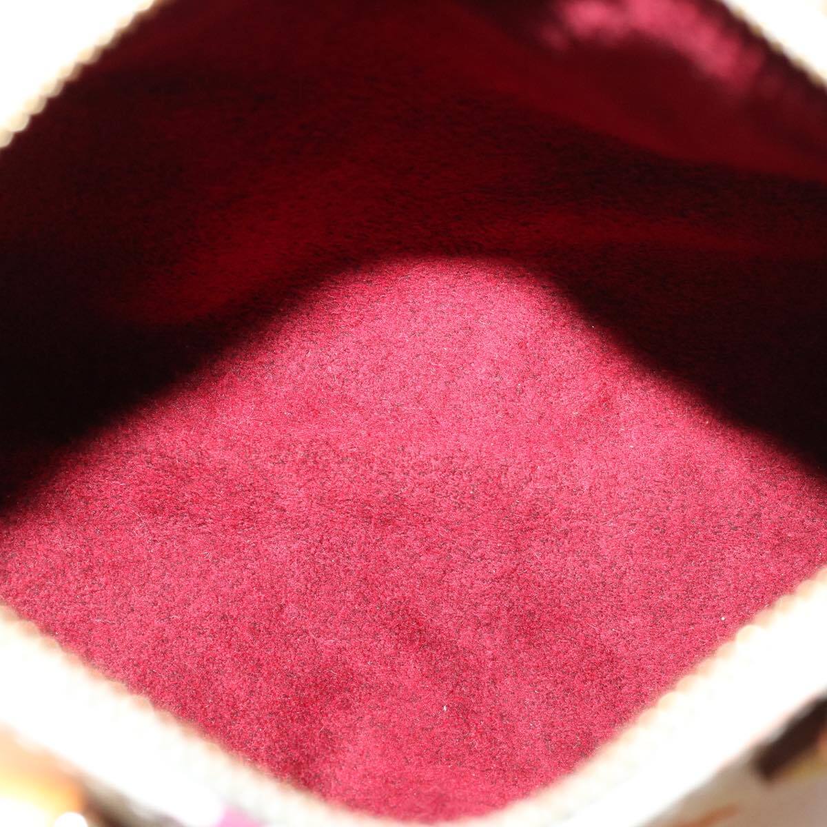 Louis Vuitton Speedy Mini HL Handbag Monogram Multicolor, WHITE, CANVAS, Handbag