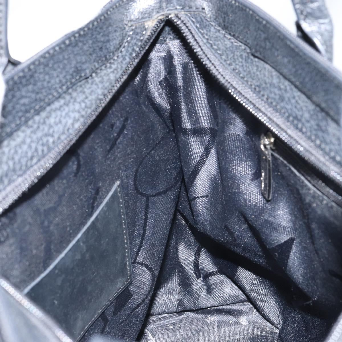 Salvatore Ferragamo Vintage Tote bag Canvas, BLACK, CANVAS, Tote bag