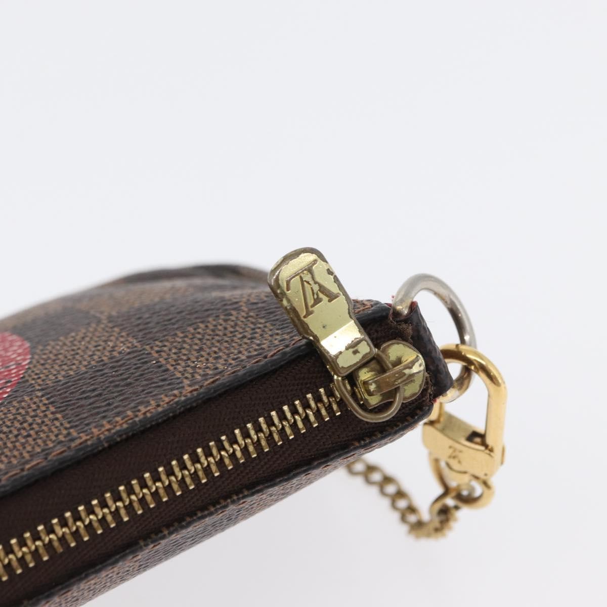 Louis Vuitton Pochette Accessoires Limited Edition Damier, BROWN, CANVAS, Clutche & pouche