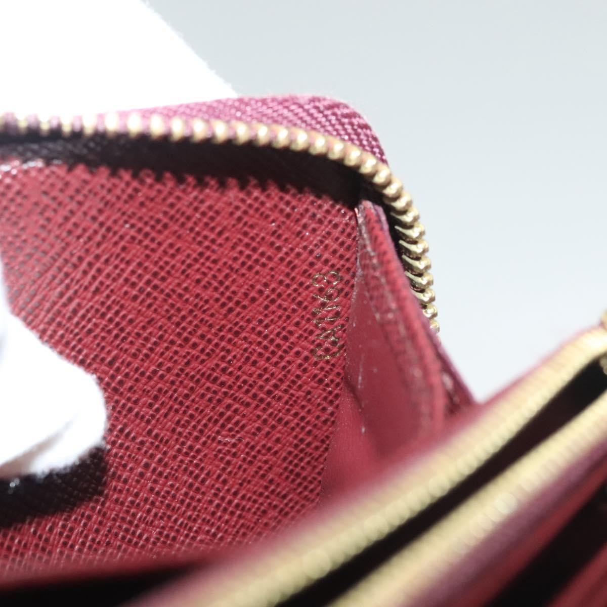 Louis Vuitton Zippy Wallet NM Damier, RED, CANVAS, Wallets