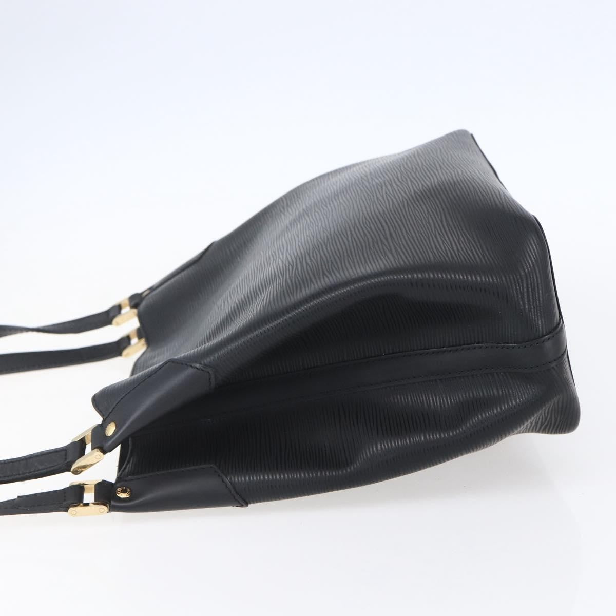 Louis Vuitton Mandara Handbag Epi Leather, BLACK, LEATHER, Shoulder bag