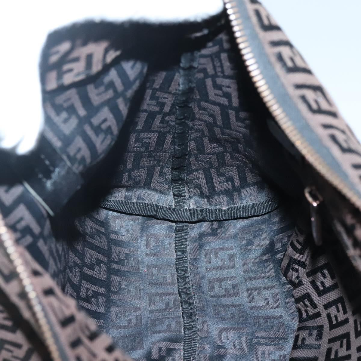 Fendi Roll Tote Zucca Canvas, BROWN, CANVAS, Tote bag