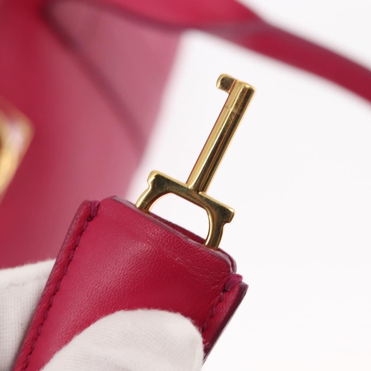 Salvatore Ferragamo Sookie Satchel Leather, PINK, LEATHER, Handbag