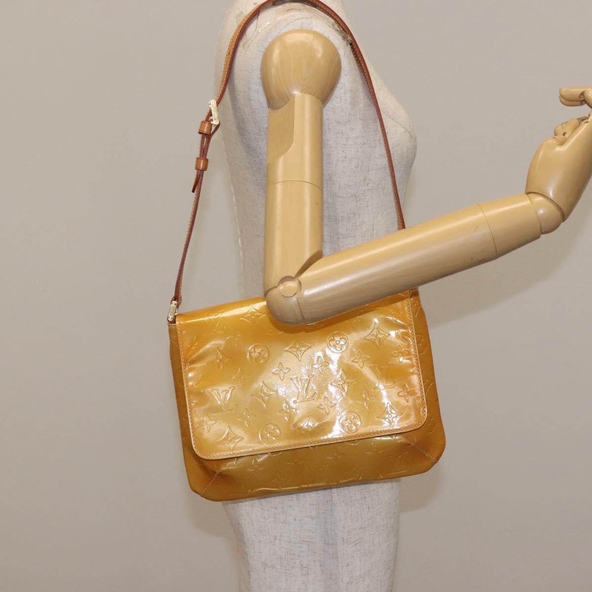 Louis Vuitton Thompson Street Handbag Monogram Vernis, BROWN, PATENT_LEATHER, Shoulder bag