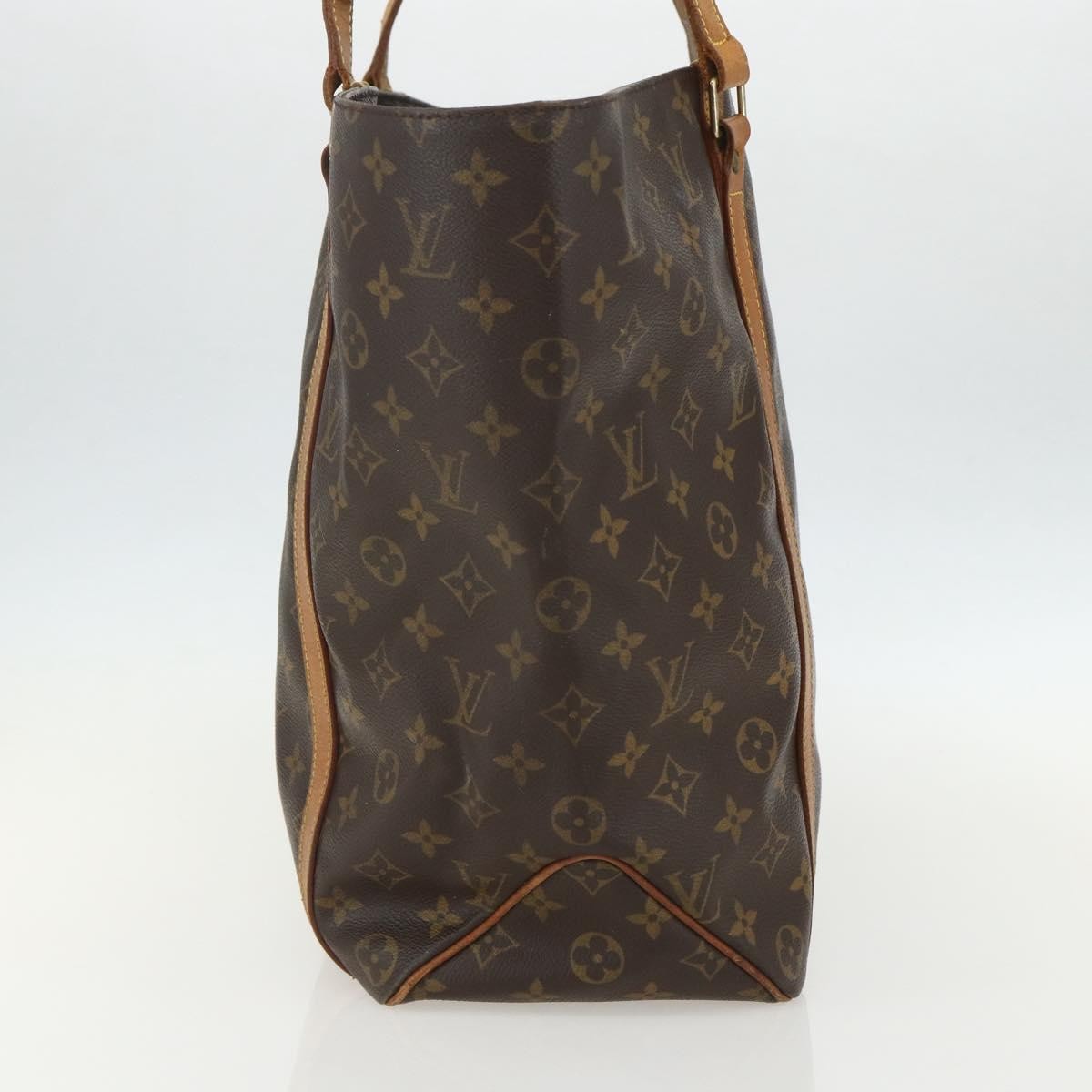 Louis Vuitton Shopping Sac Handbag Monogram Canvas, BROWN, CANVAS, Tote bag