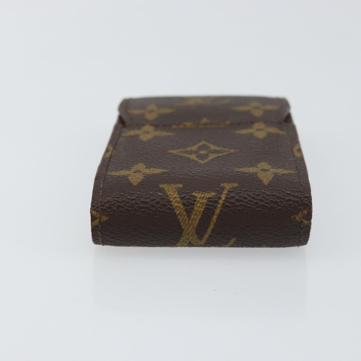 Louis Vuitton Etui Cigarette Case Monogram canvas, BROWN, CANVAS, Wallets