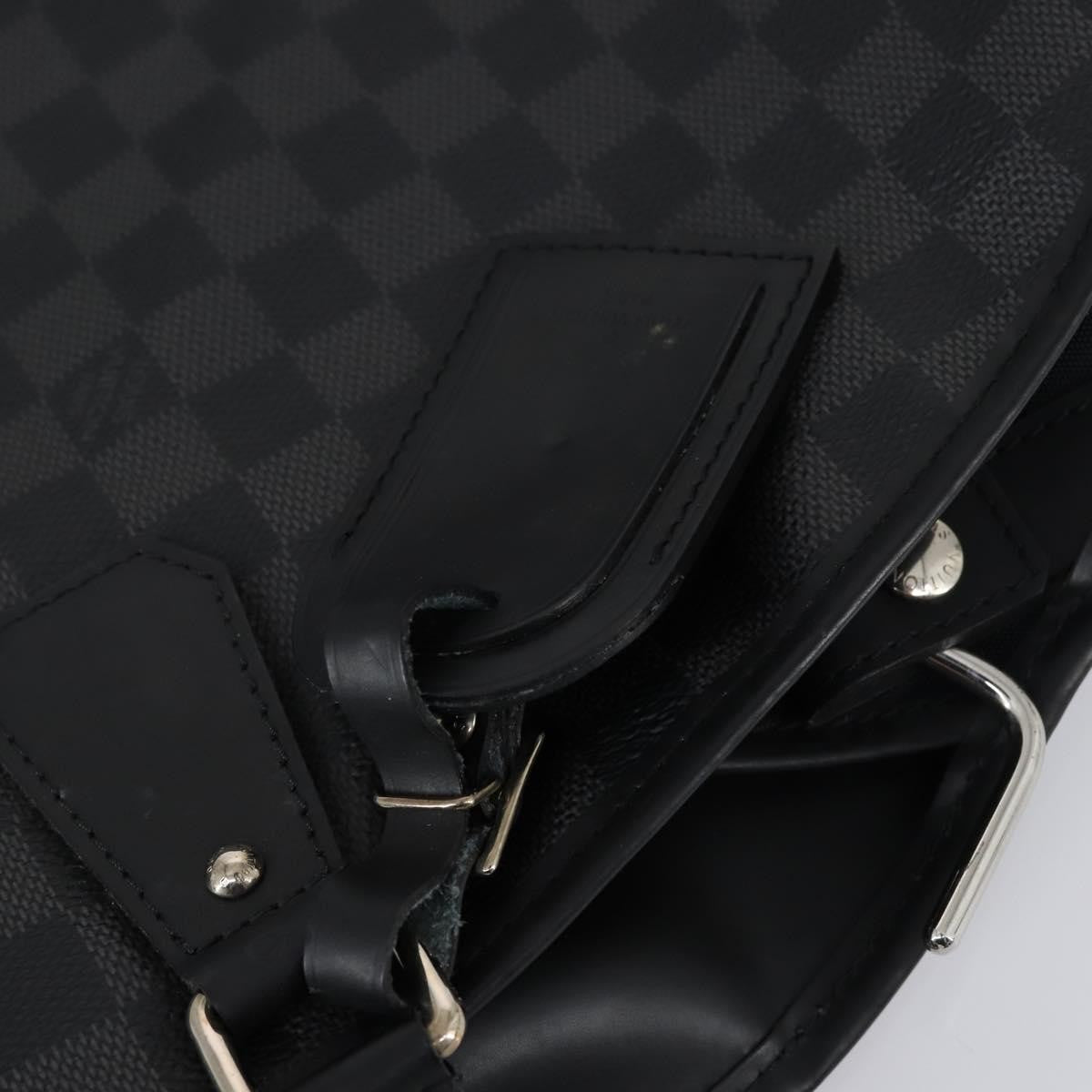 Louis Vuitton Garment Cover Damier Graphite, GRAY, CANVAS, Travel bag