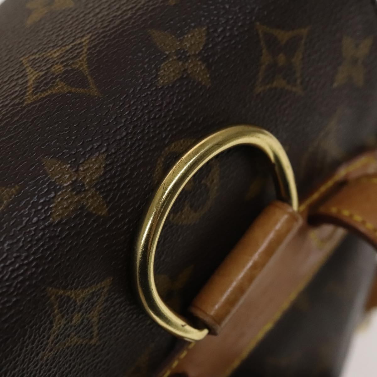 Louis Vuitton Vintage Montsouris Backpack Monogram Canvas, BROWN, CANVAS, Backpack