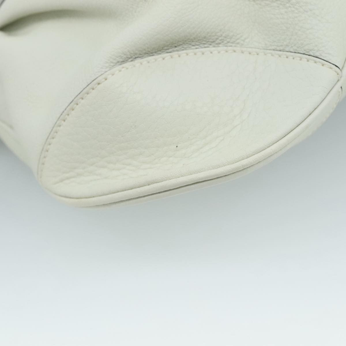 Salvatore Ferragamo Marisa Satchel Leather, WHITE, LEATHER, Handbag