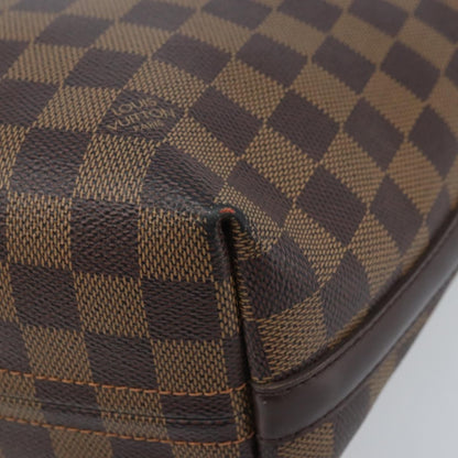 Louis Vuitton Illovo Handbag Damier, BROWN, CANVAS, Handbag