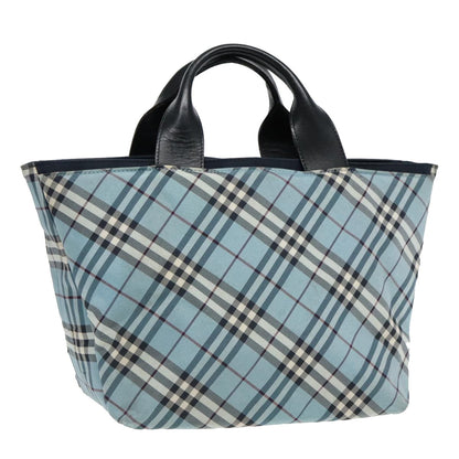 Burberry Nova Check Tote Nylon, BLUE, NYLON, Tote bag