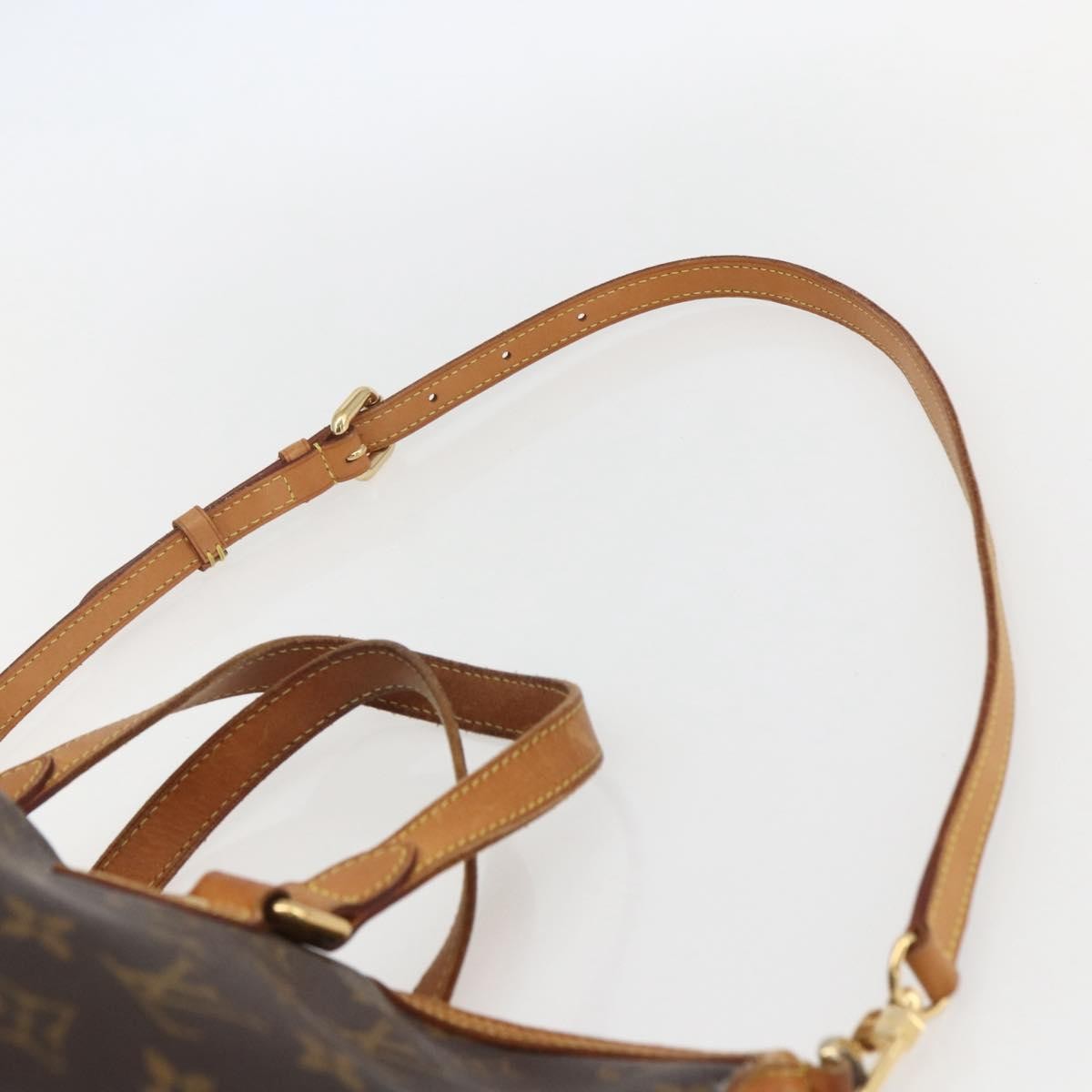 Louis Vuitton Palermo Handbag Monogram Canvas, BROWN, CANVAS, Tote bag