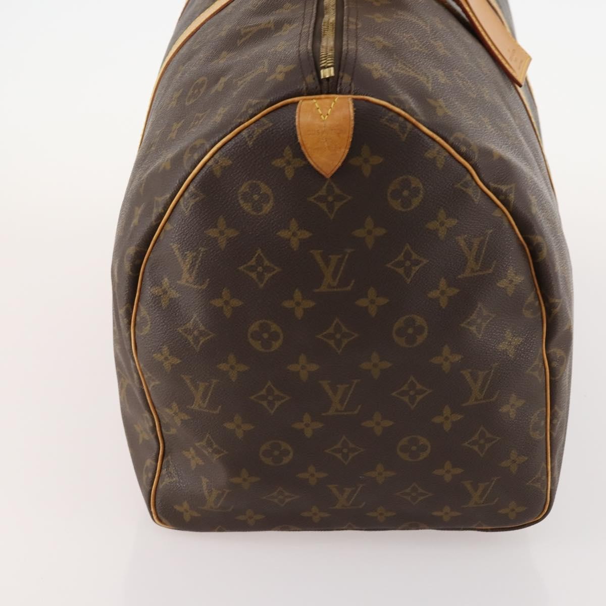 Louis Vuitton Keepall Bag Monogram Canvas, BROWN, CANVAS, Travel bag