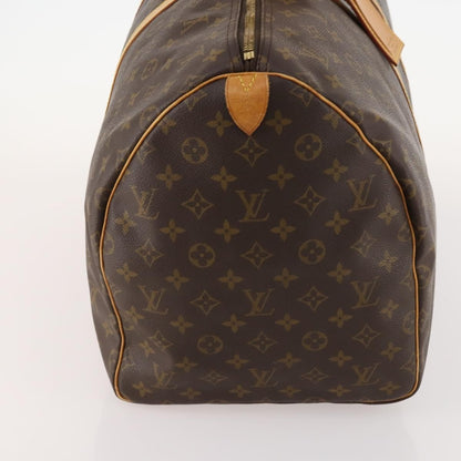 Louis Vuitton Keepall Bag Monogram Canvas, BROWN, CANVAS, Travel bag
