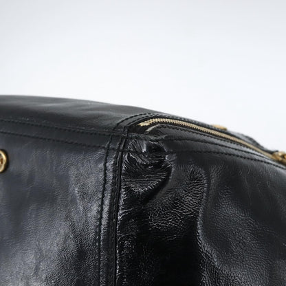 Saint Laurent Downtown Handbag Patent, BLACK, PATENT_LEATHER, Tote bag